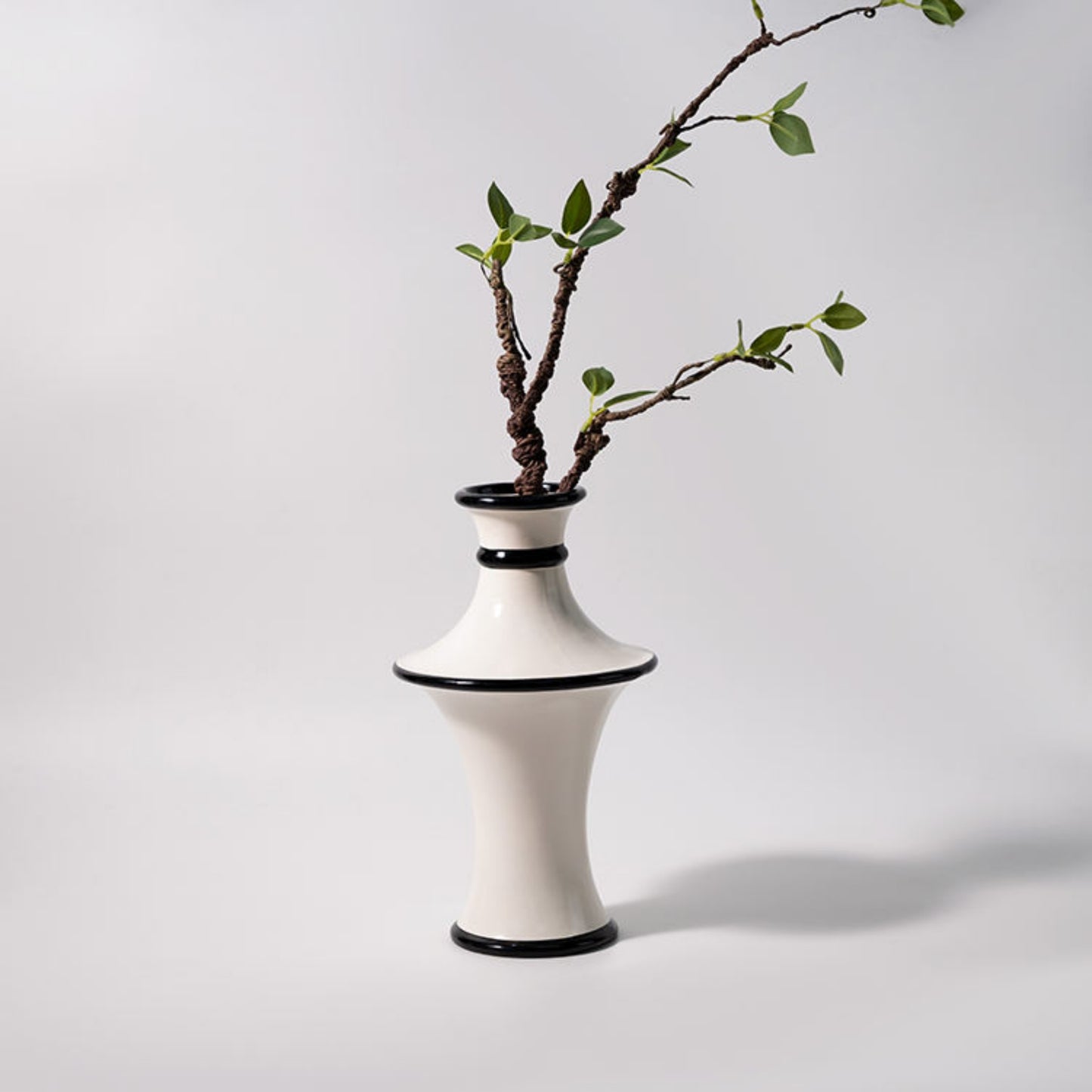 White Bell Shaped Flower Vase