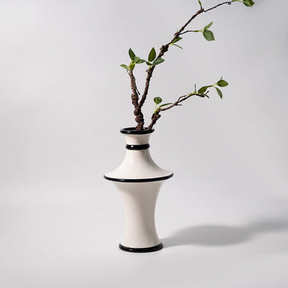 White Bell Shaped Flower Vase