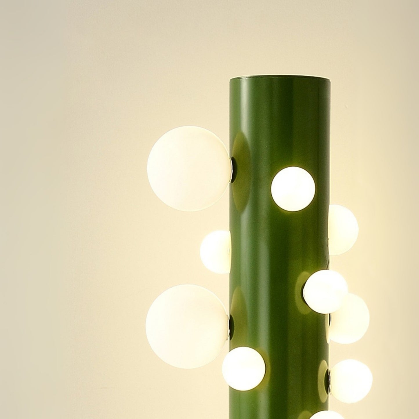 Green Cactus Marble Floor Lamp