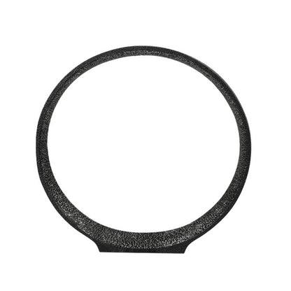 Black Resin Ring Design Tabletop Décor Ornament