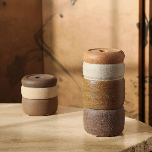 Multicolor Round Candle Stand