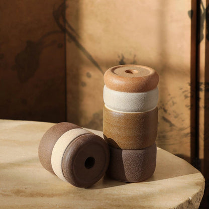 Multicolor Round Candle Stand
