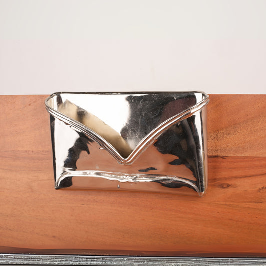 Silver Metal Envelop