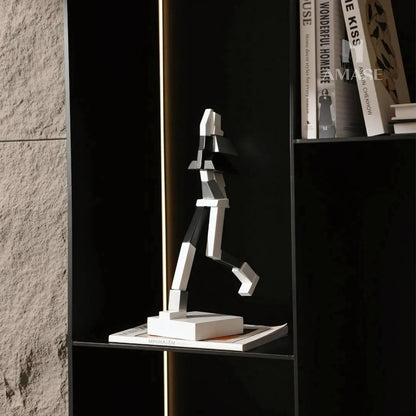 Multicolour Starman Resin Sculpture Decorative Showpiece