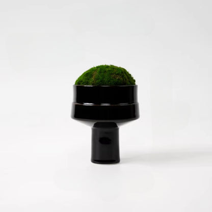Black Decoration Resin Moss Flower Ornaments