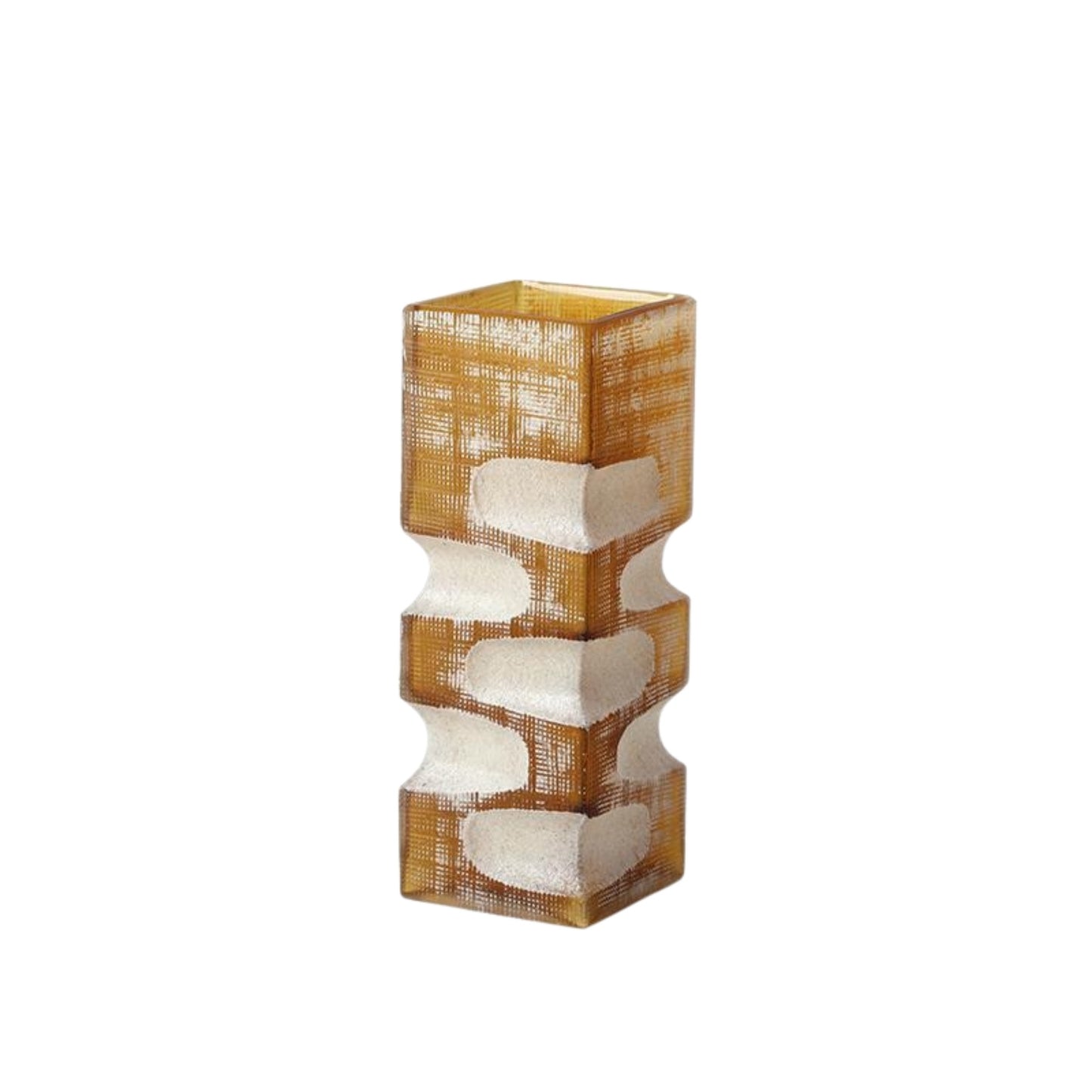 Multi-Level Yellow Flower Vase
