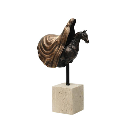 Riding On The Horse Tabletop Décor Accent