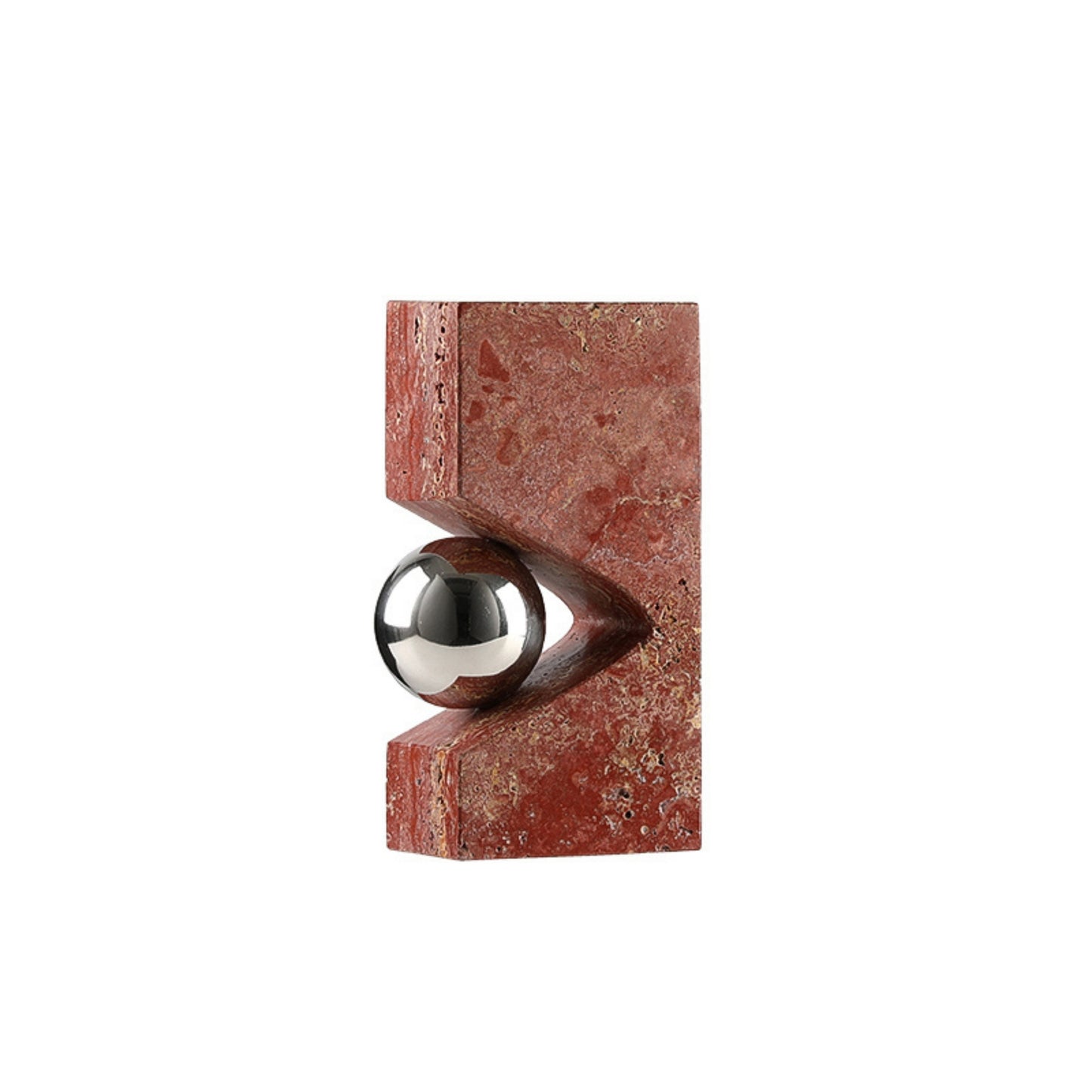 Spherical Red Stone Ornament