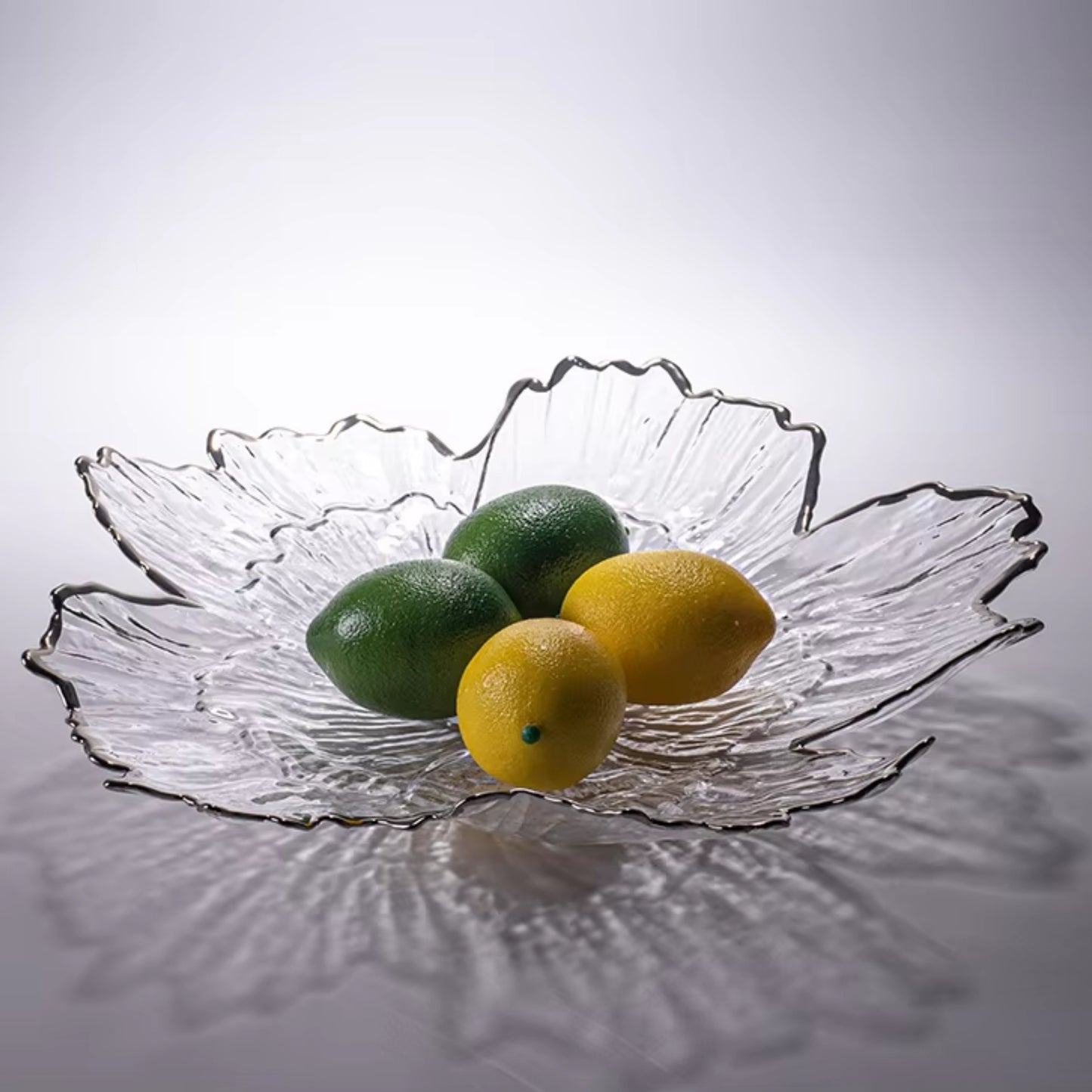 Minimalist Art Fruit Plate High-End Glass Ornament