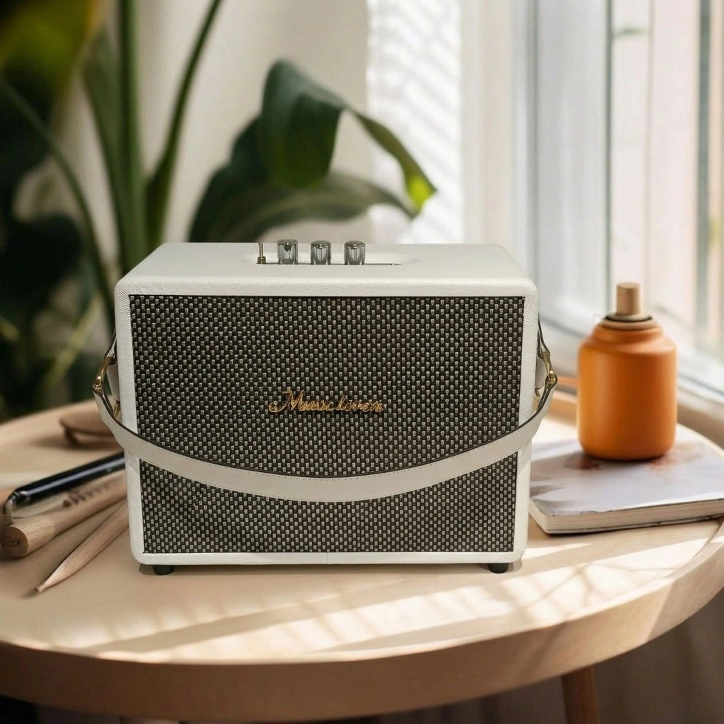 Portable Bluetooth Speaker (Black & White)