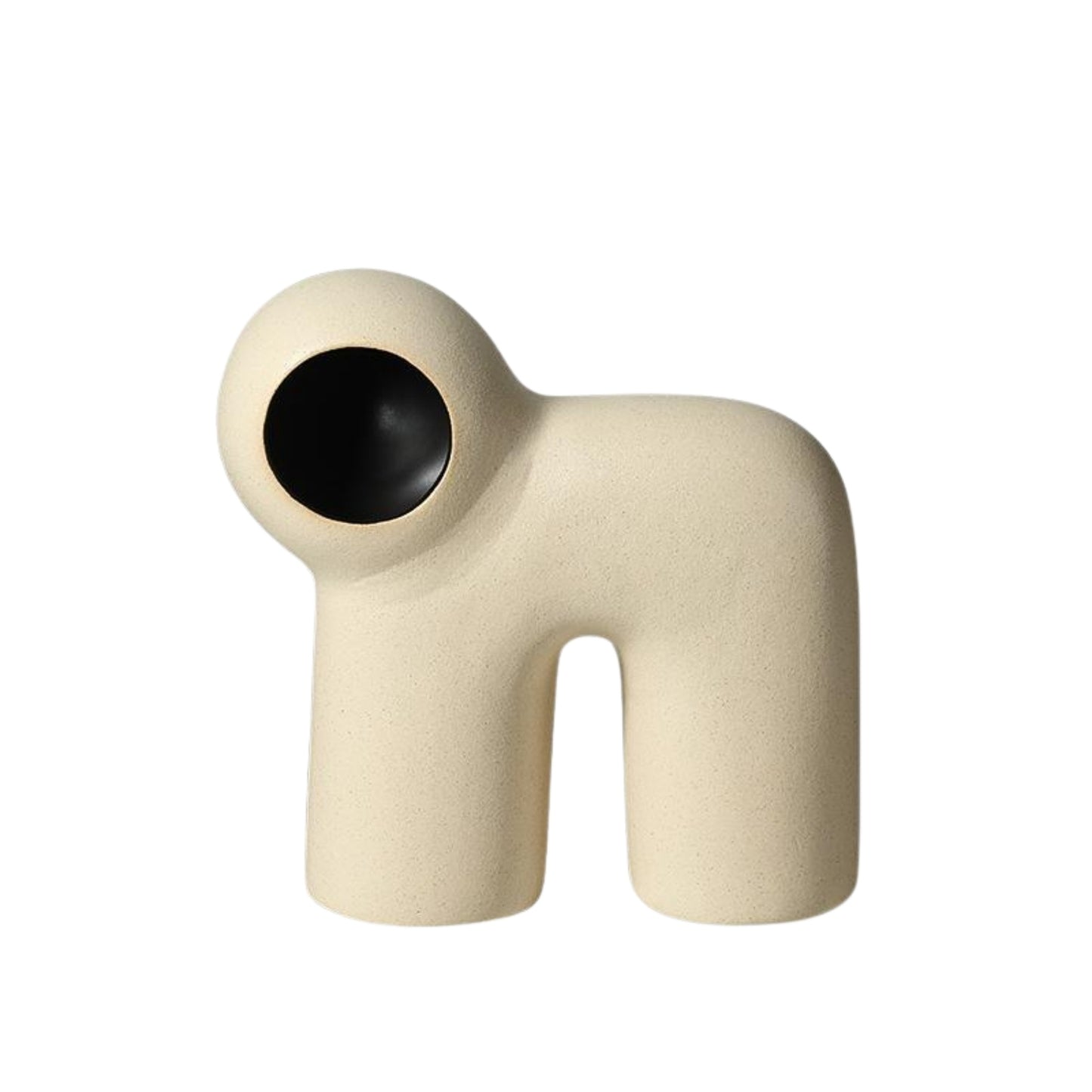 Head-Up Figure Decoration Vase