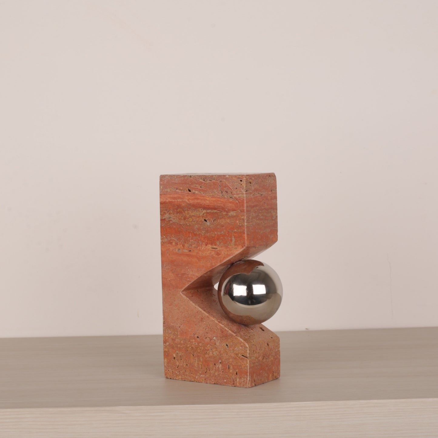 Spherical Red Stone Ornament