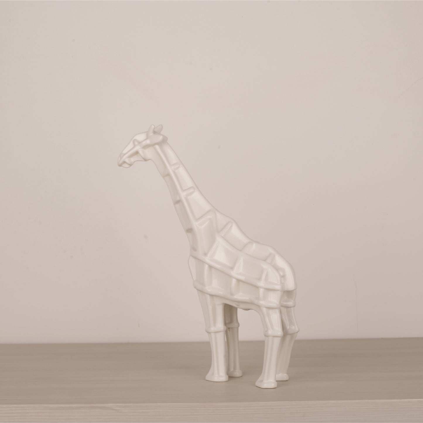 White Ceramic Animal Figurine Tabletop Décor