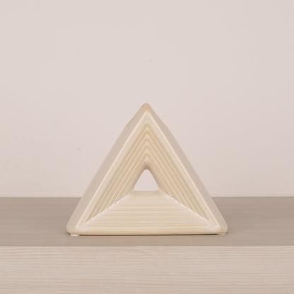 Meander Pattern Triangle Flower Vase