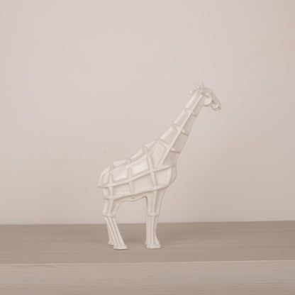 White Ceramic Animal Figurine Tabletop Décor
