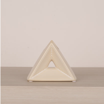 Meander Pattern Triangle Flower Vase
