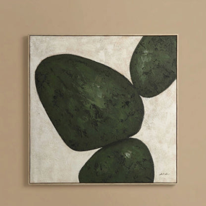 Abstract Black Design Canvas Painting