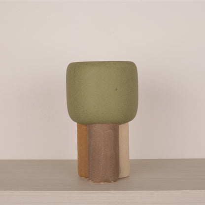 Round Foot Desktop Flower Vase