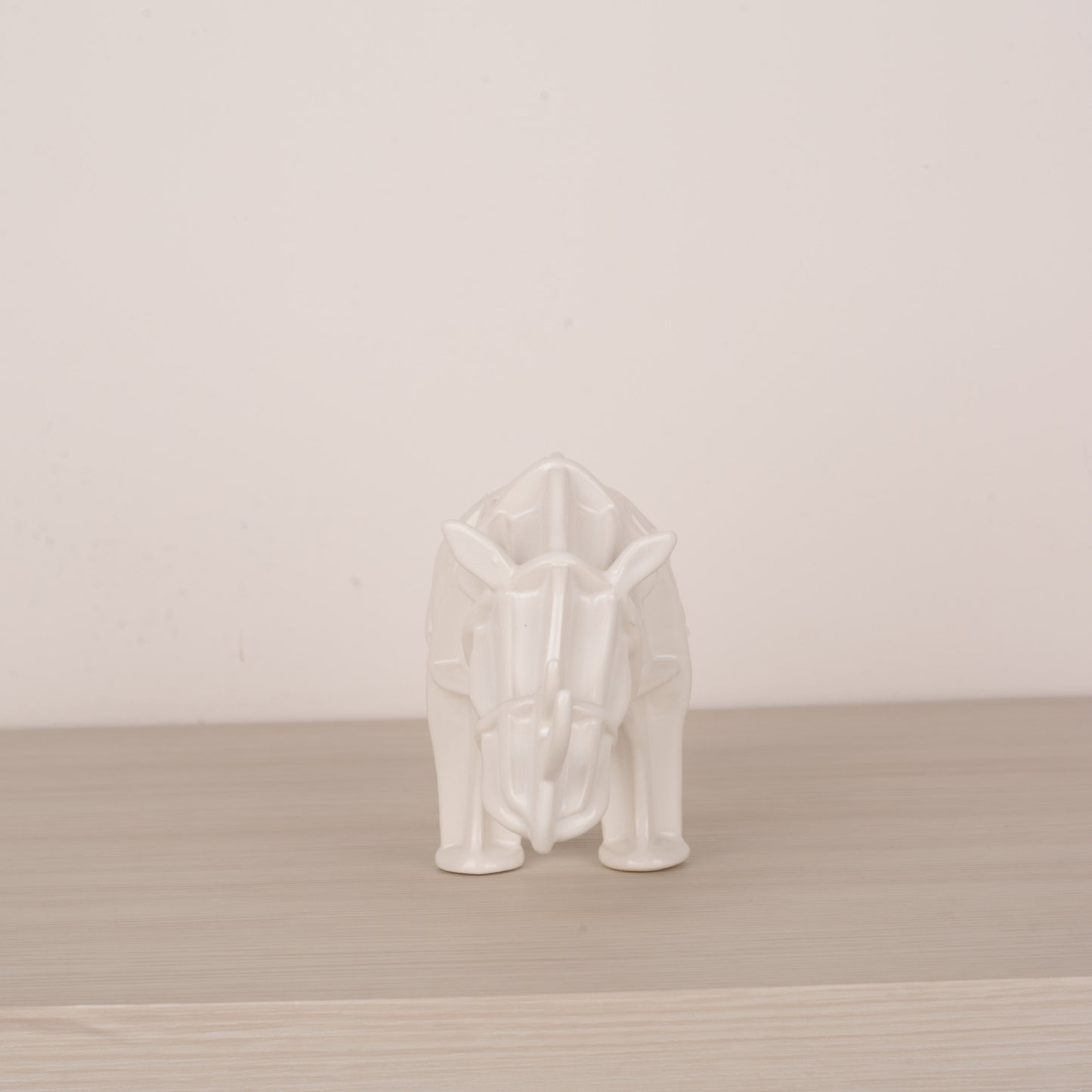 White Ceramic Animal Figurine Tabletop Décor