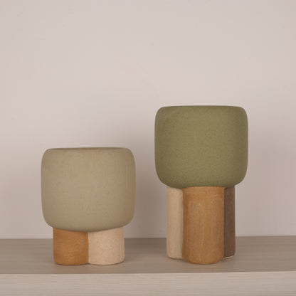 Round Foot Desktop Flower Vase