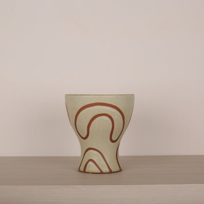 Hook Curved Ceramic Vase