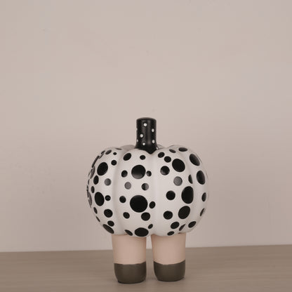Pumpkin Dotted Doll Figurine Décor Accent