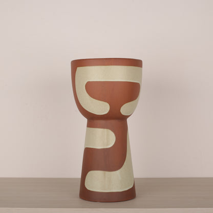 Hook Curved Ceramic Vase