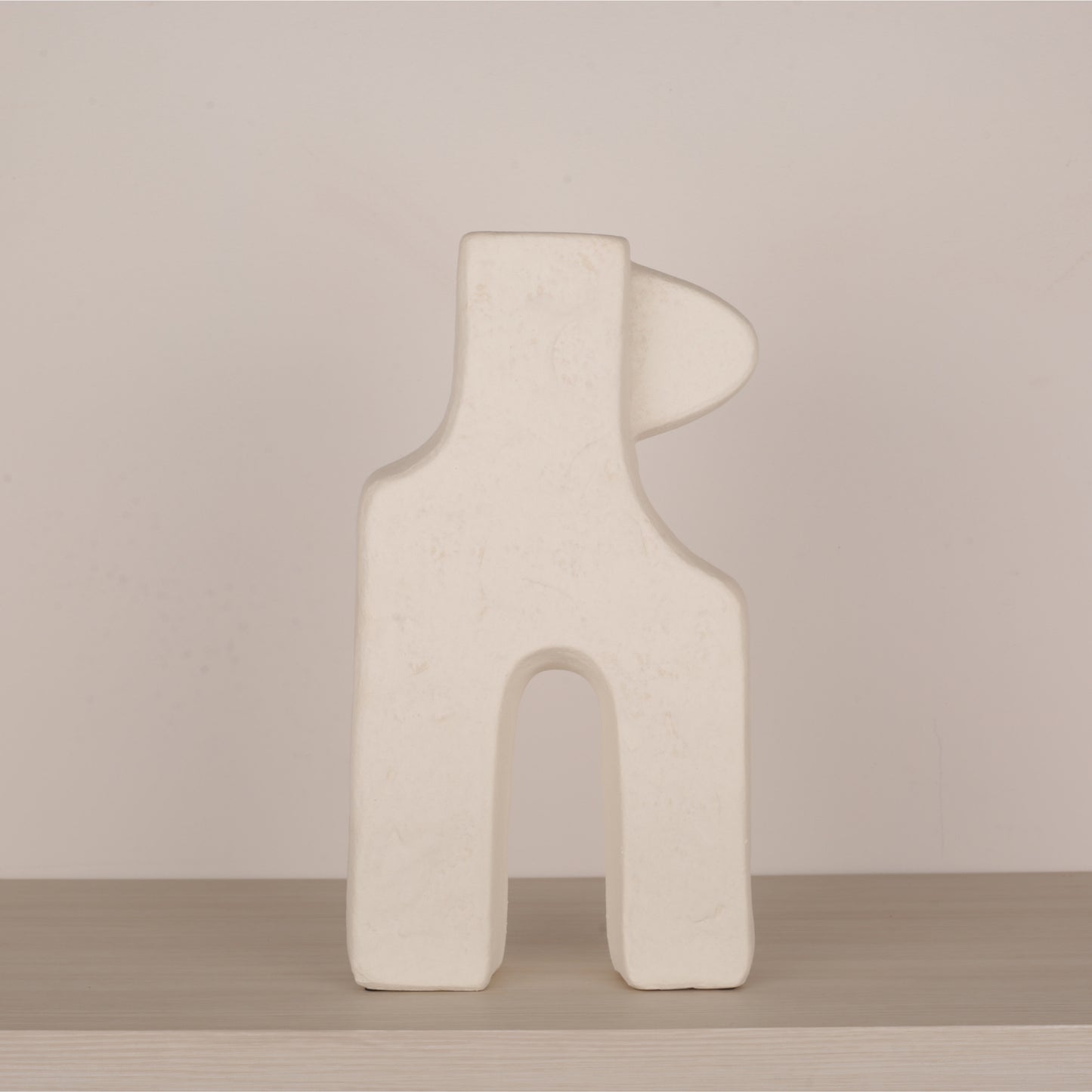 Single-Ear Square Foot Flower Vase