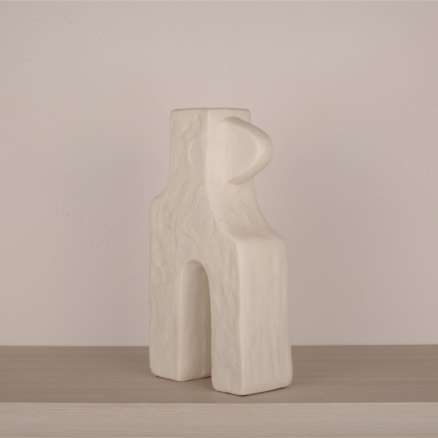 Single-Ear Square Foot Flower Vase
