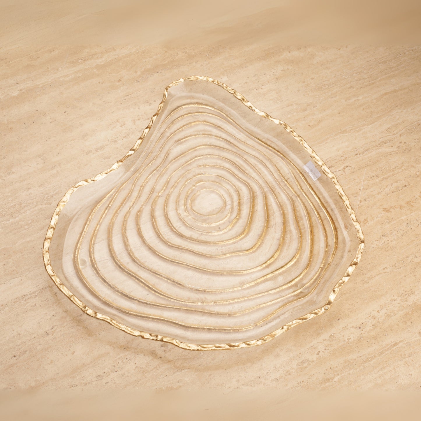 Annual Ring Flat Decorative Plate