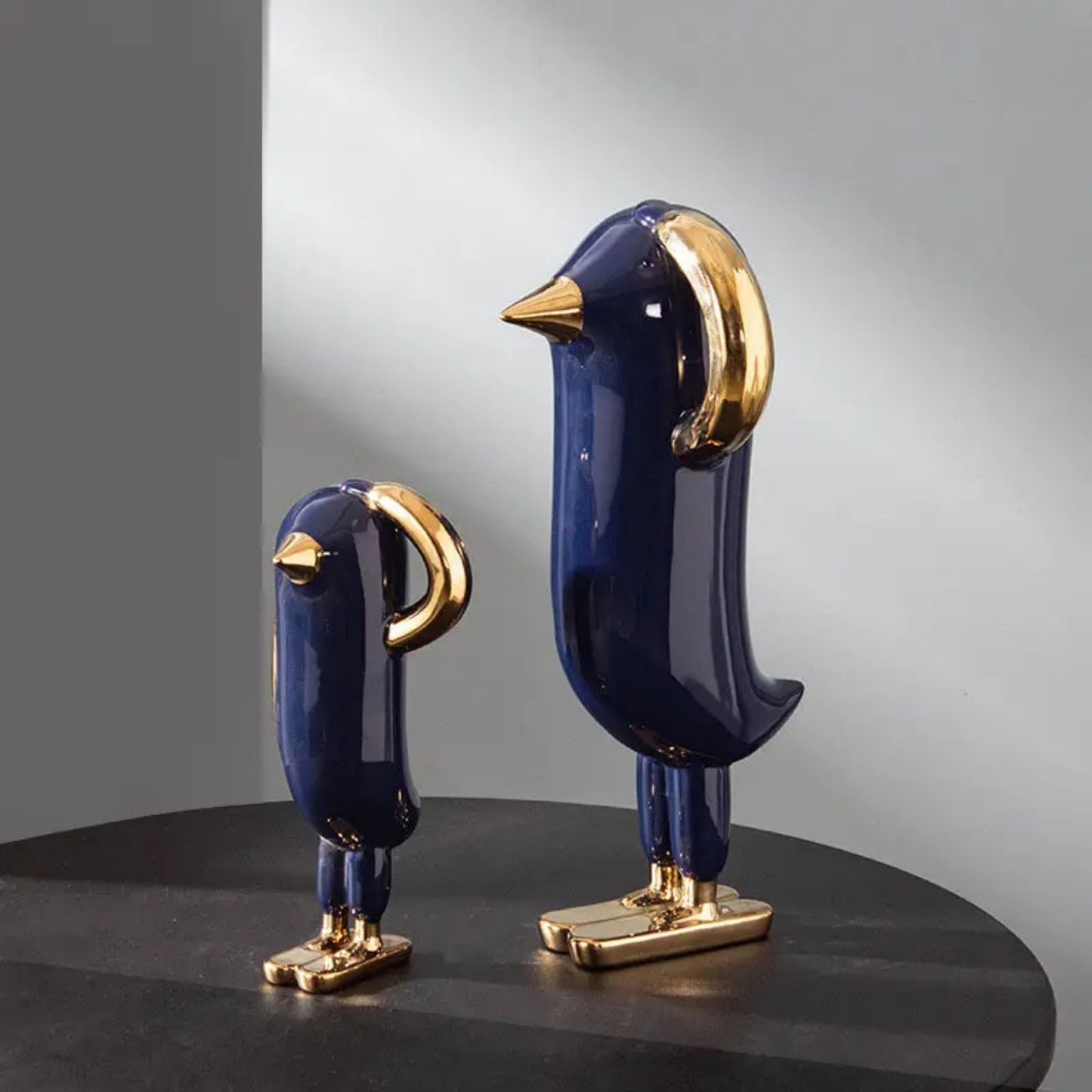 Ceramic Crafts Bird Figurine Decor Ornament