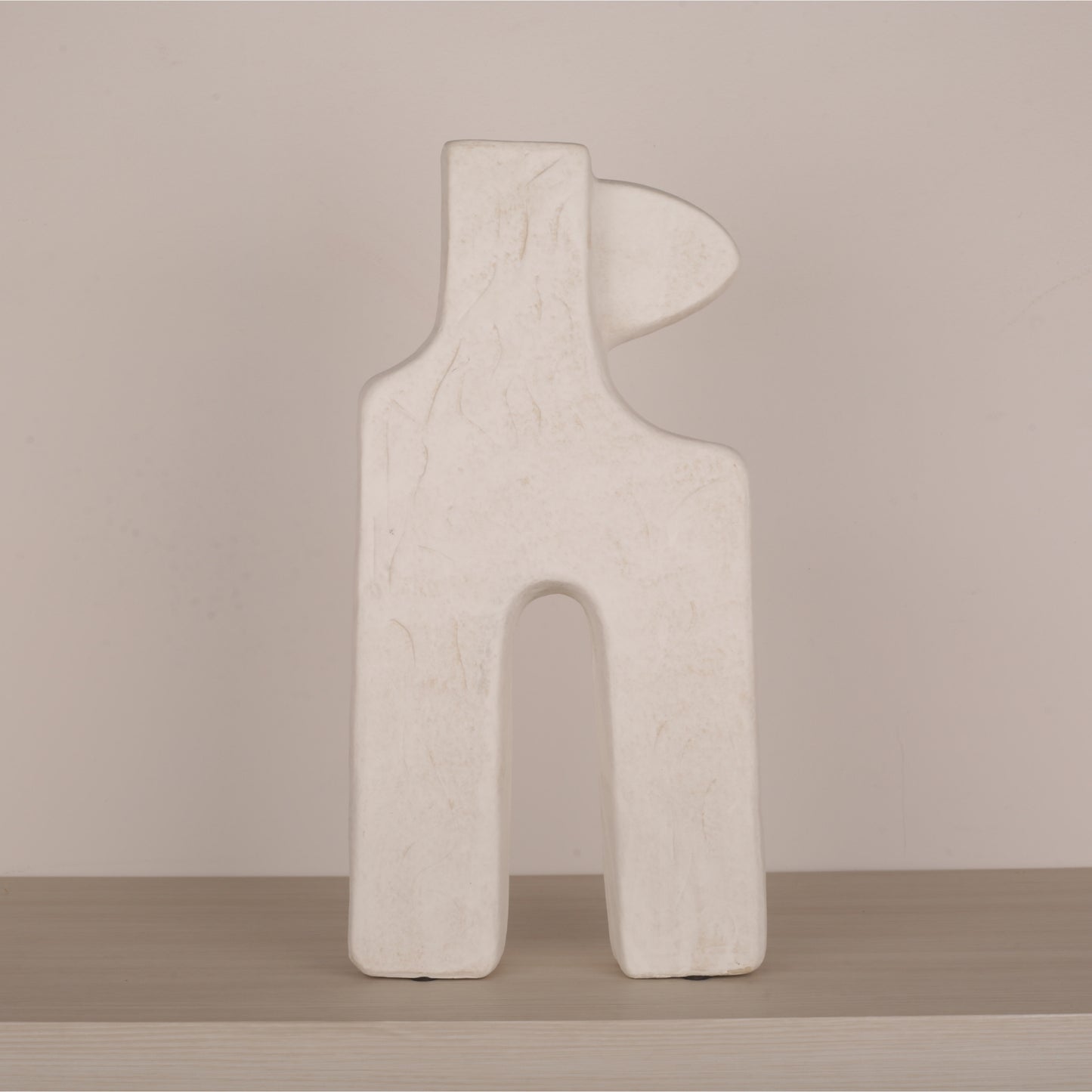 Single-Ear Square Foot Flower Vase