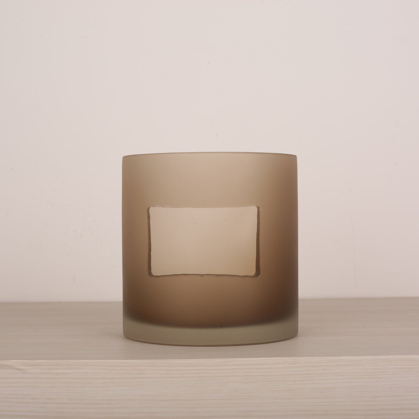 Geometry Hollow Tabletop Glass Vase