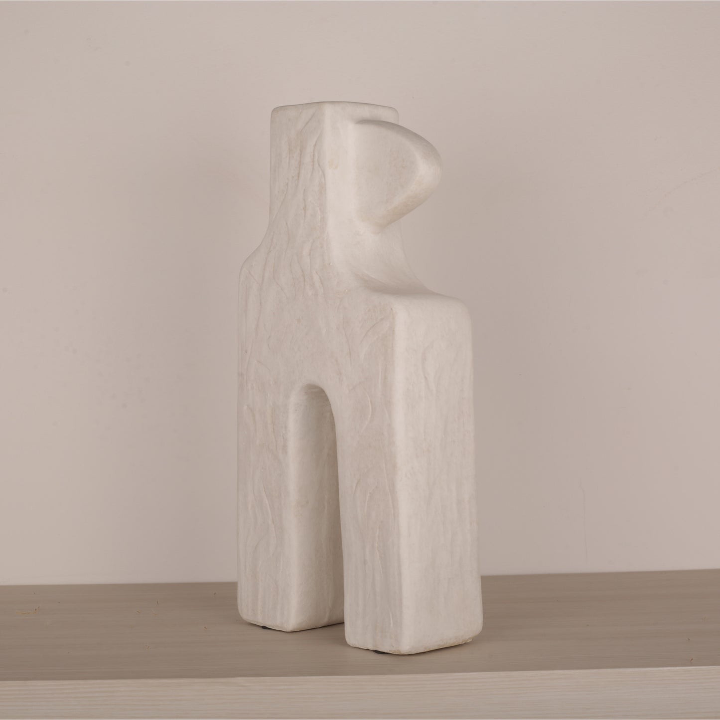 Single-Ear Square Foot Flower Vase