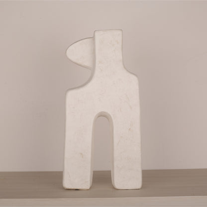 Single-Ear Square Foot Flower Vase