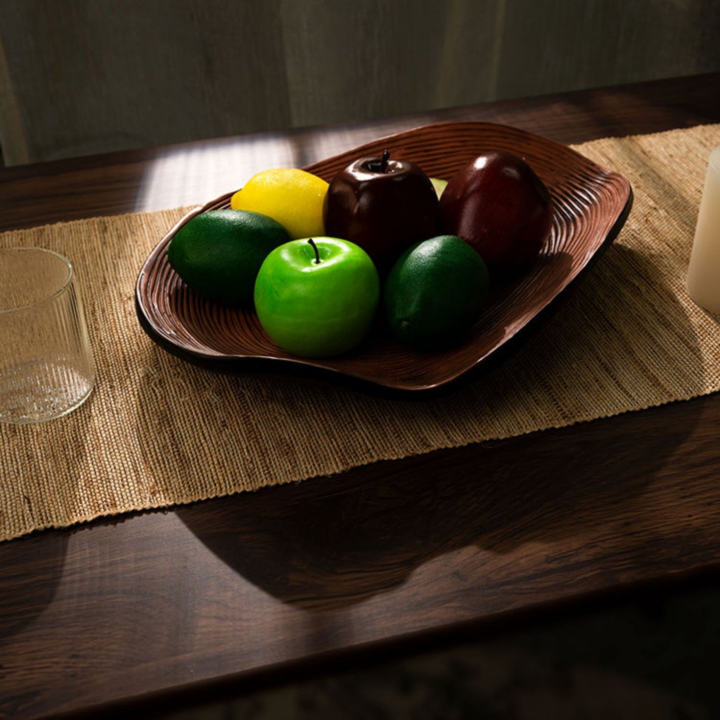 Abstarct Art Resin Decorative Tray