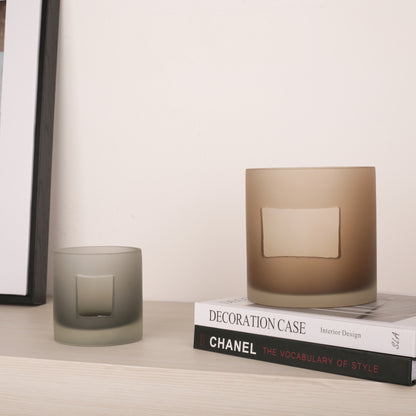 Geometry Hollow Tabletop Glass Vase