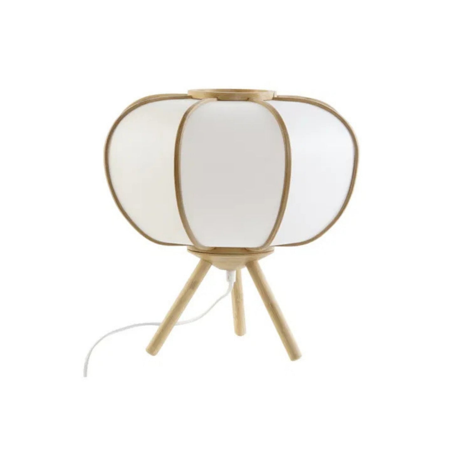 LED Wooden Natural Bamboo Table Lamp