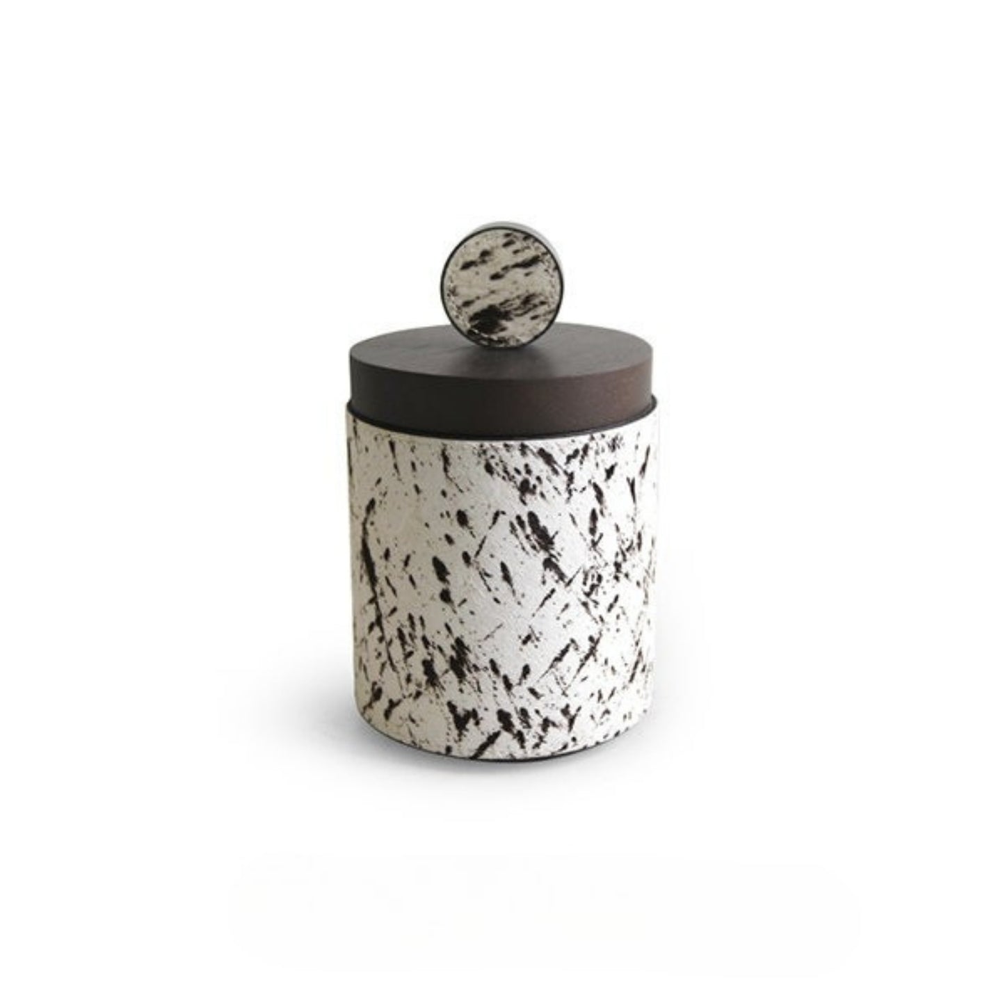 Horse Hair Solid Wood Round Jewelry Box