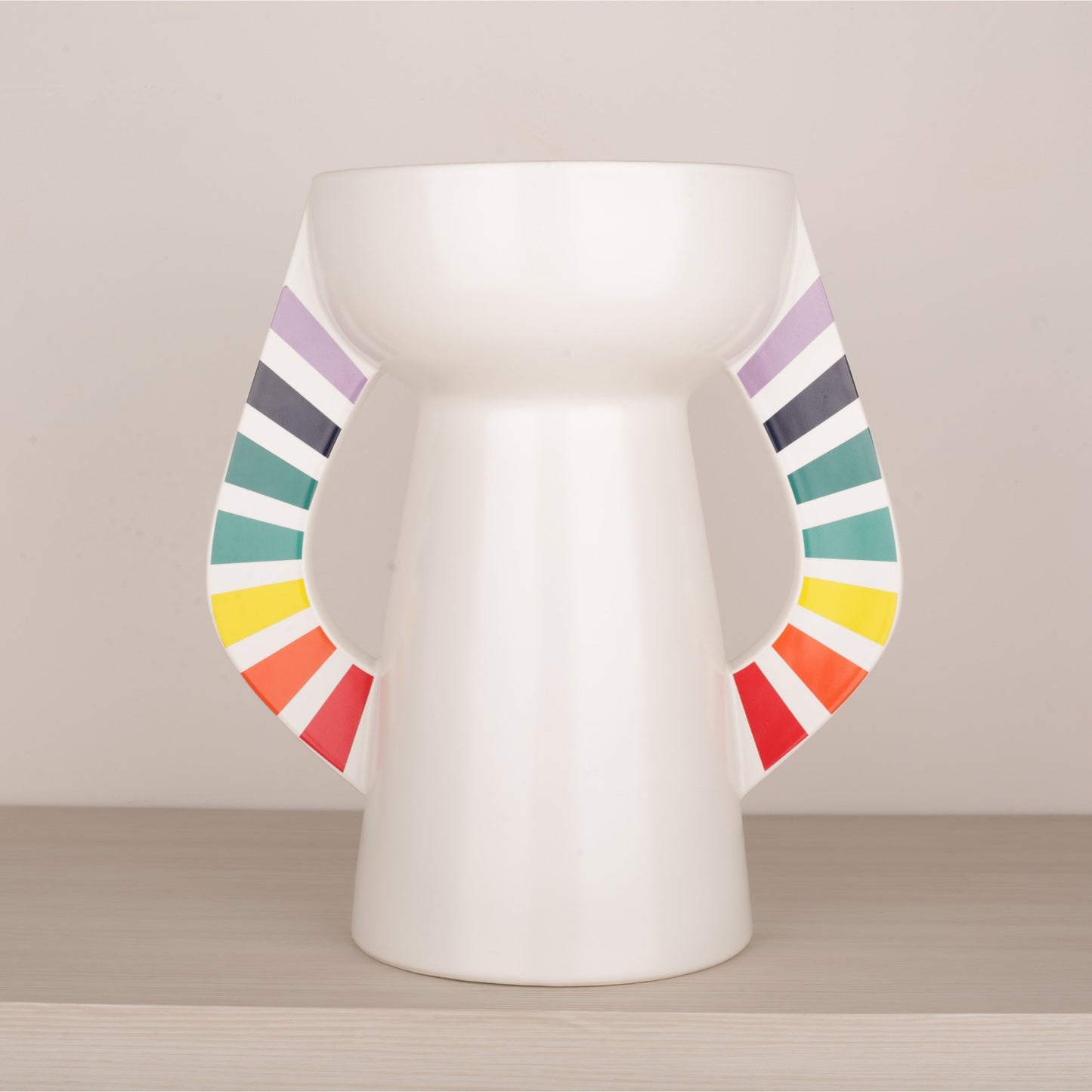 Colorful Handle Table Décor Flower Vase