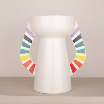 Colorful Handle Table Décor Flower Vase