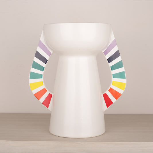 Colorful Handle Table Décor Flower Vase