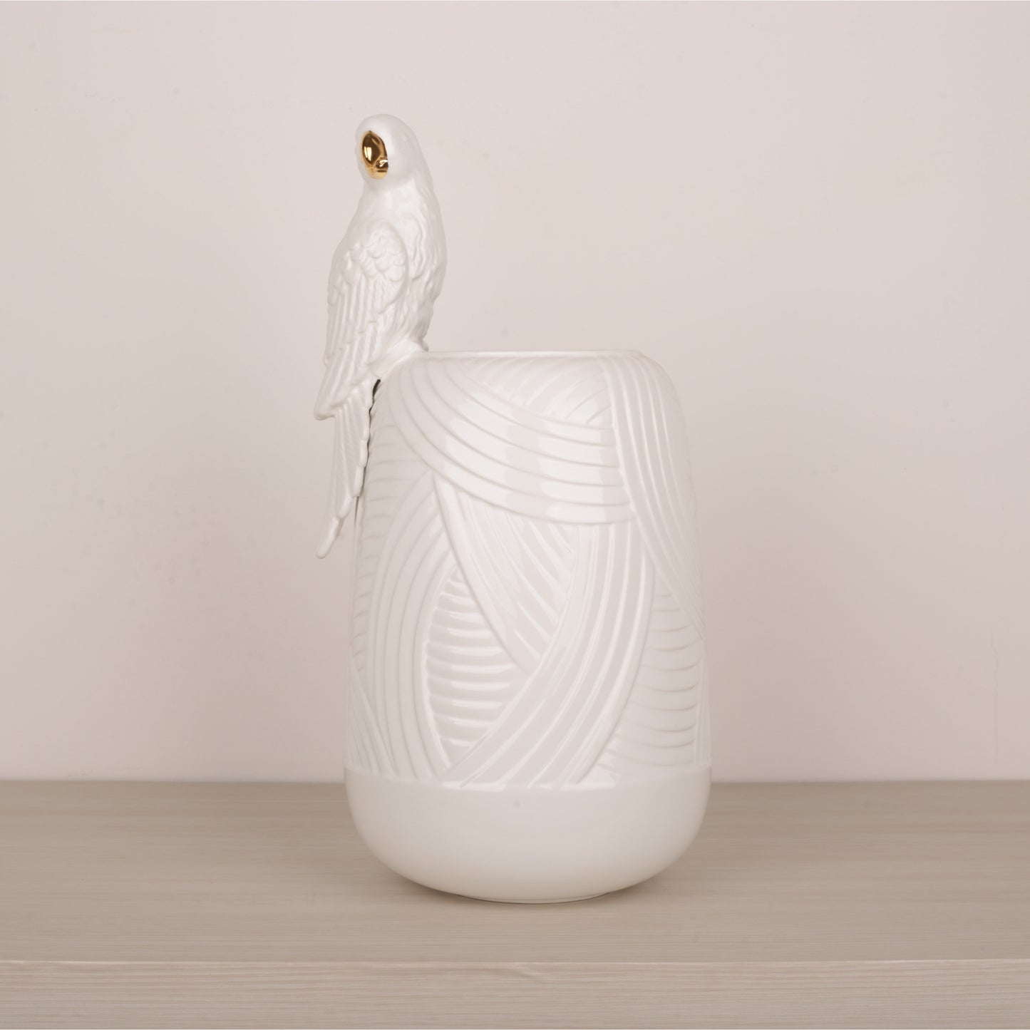 Handmade Animal Carving Decoration Flower Vase