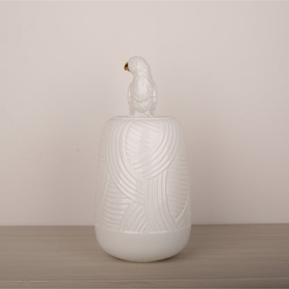 Handmade Animal Carving Decoration Flower Vase