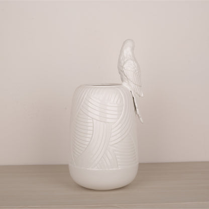 Handmade Animal Carving Decoration Flower Vase