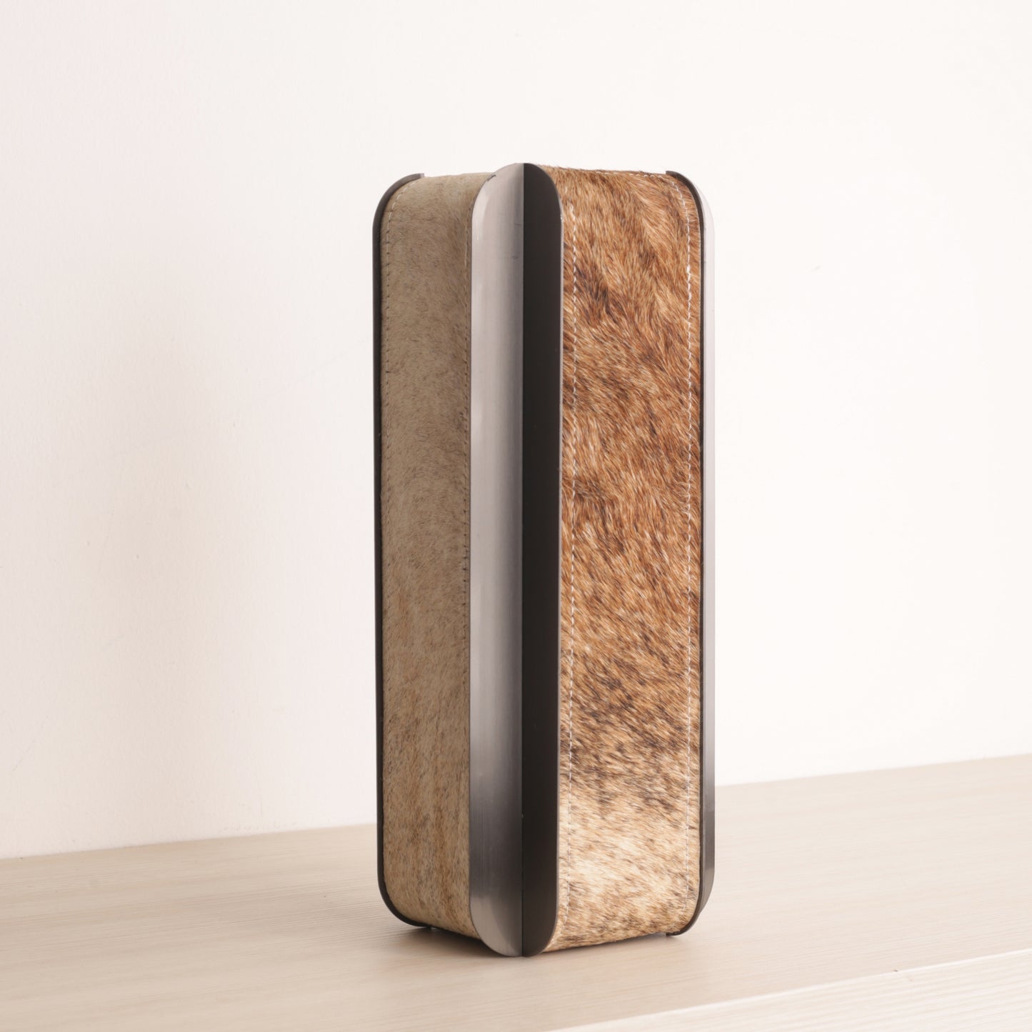 Multicolour Leather Tabletop Vase