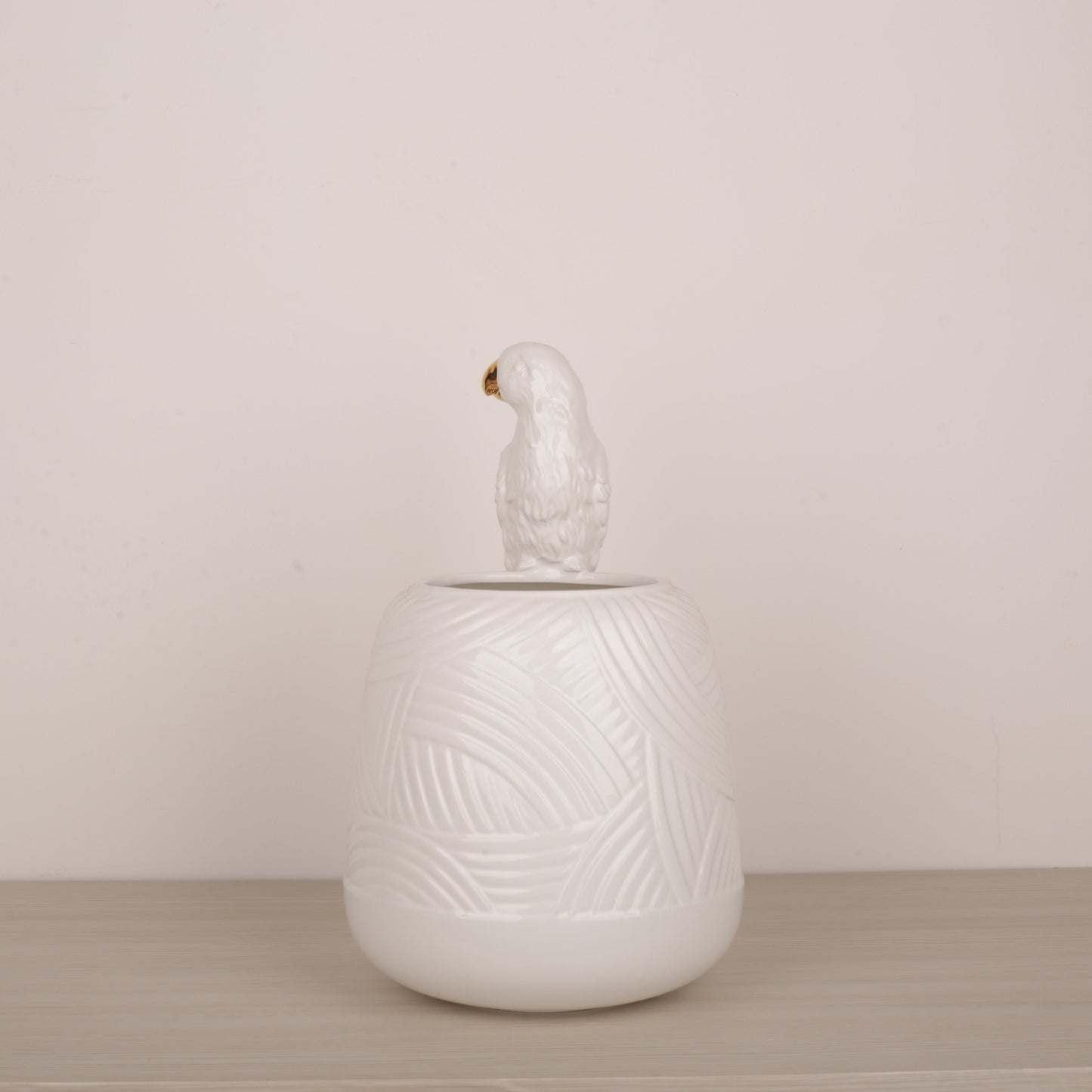 Handmade Animal Carving Decoration Flower Vase