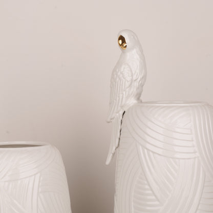 Handmade Animal Carving Decoration Flower Vase