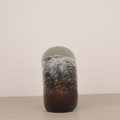 Apple-Shaped Glass Table Decorative Showpiece