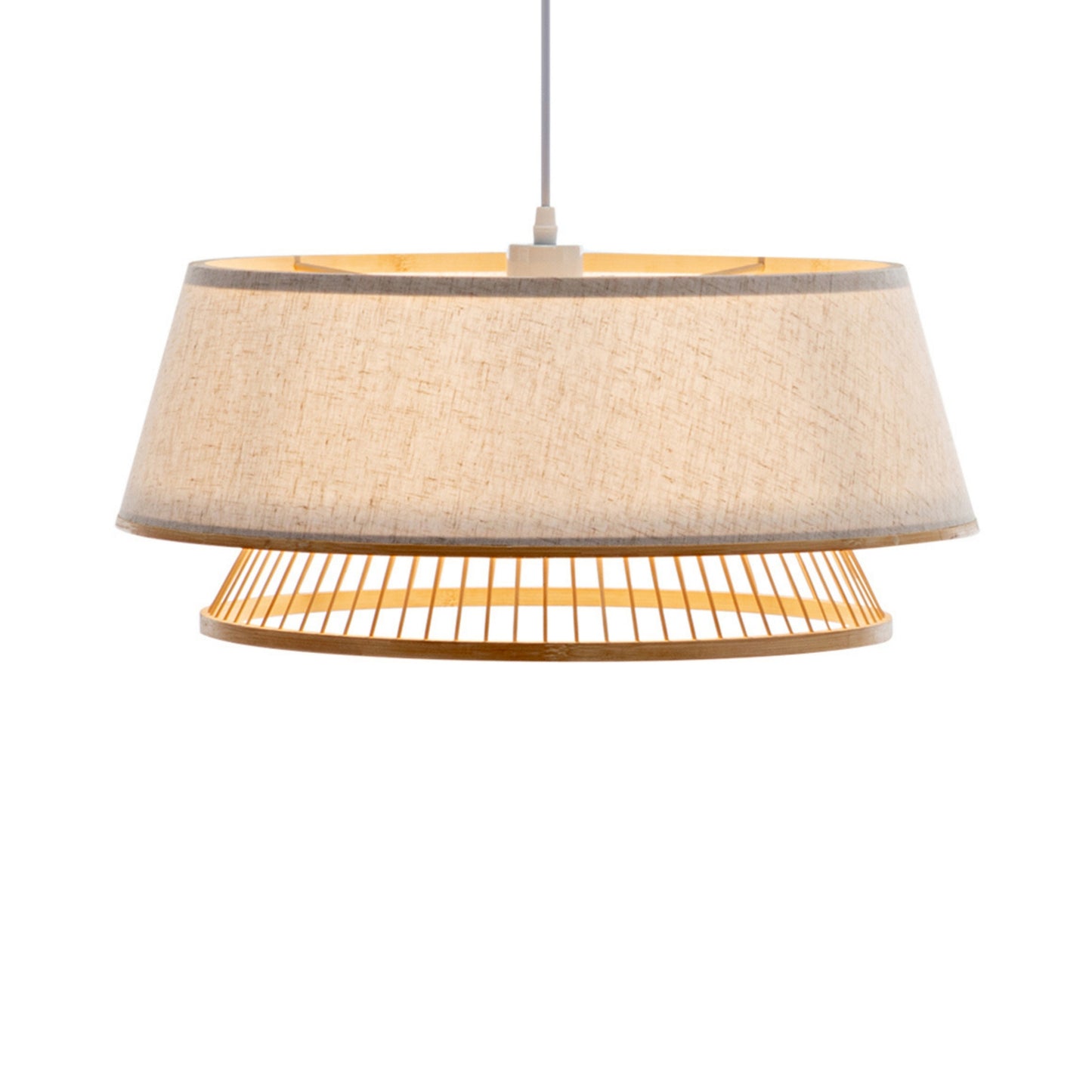 Hand Woven Bamboo Pendent Ceiling Light Shade